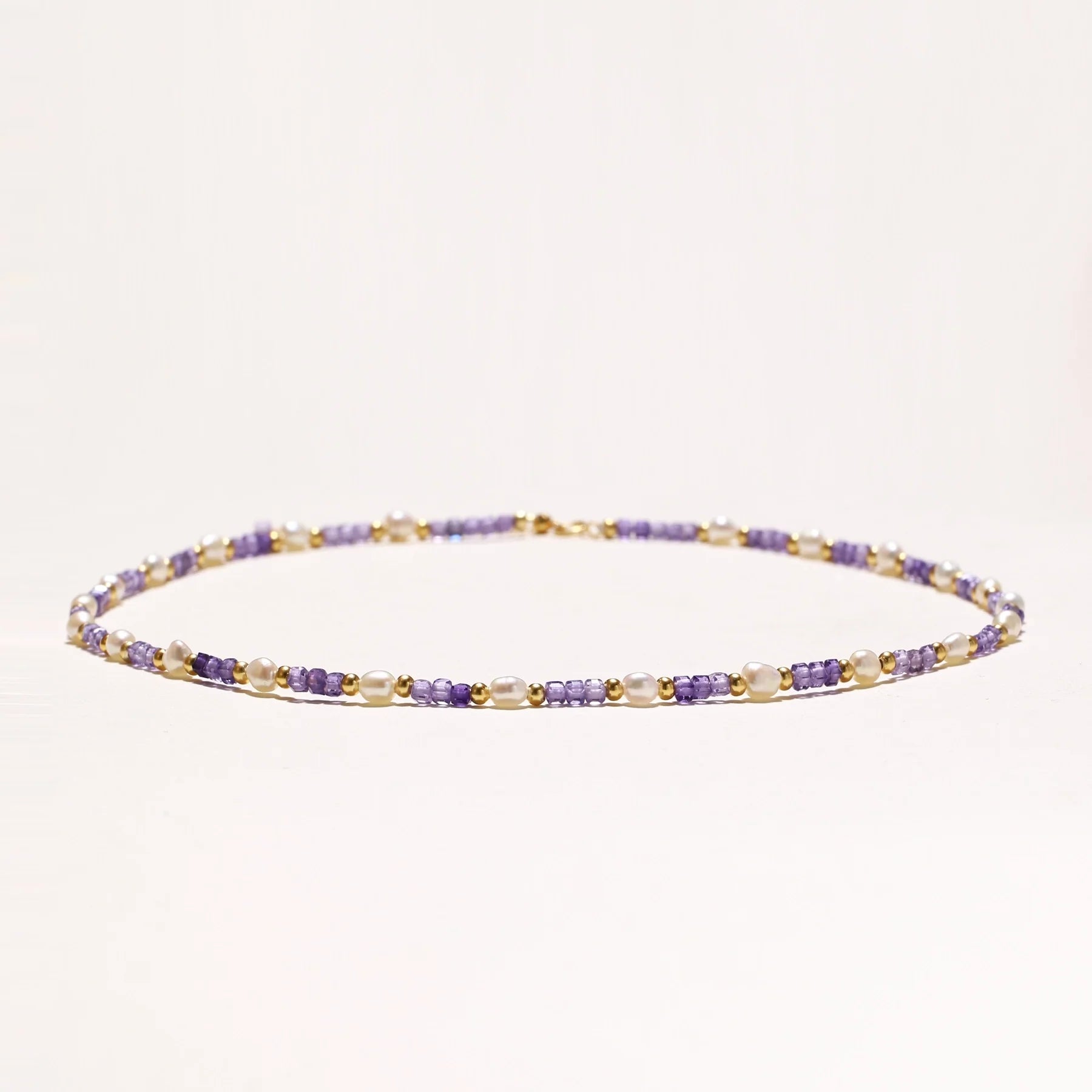 Amethyst Pearl Harmony Necklace